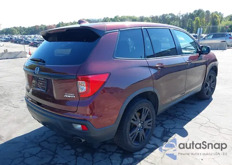 2019 Honda Passport Sport z USA, uszkodzony, nr VIN 5FNYF8H23KB022214